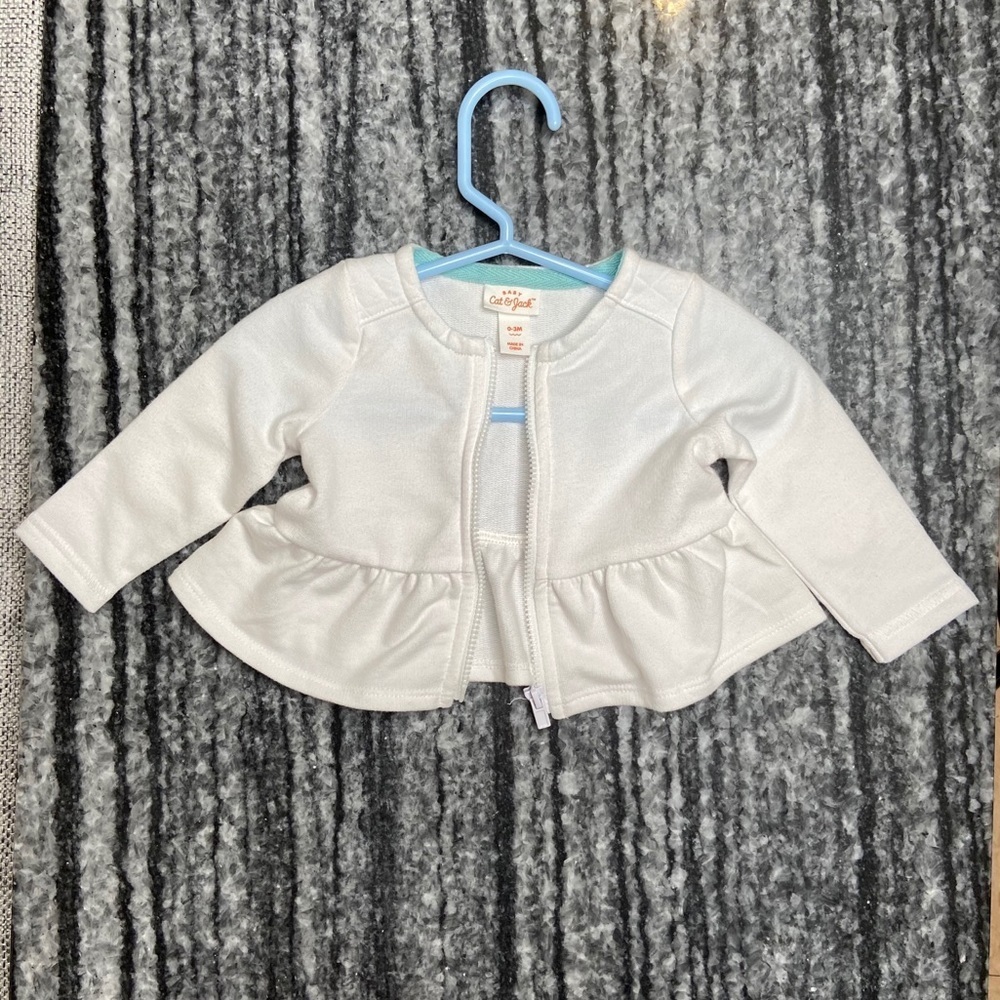 Cat & Jack white sweater jacket ๐งฅ - Picture 12 of 12
